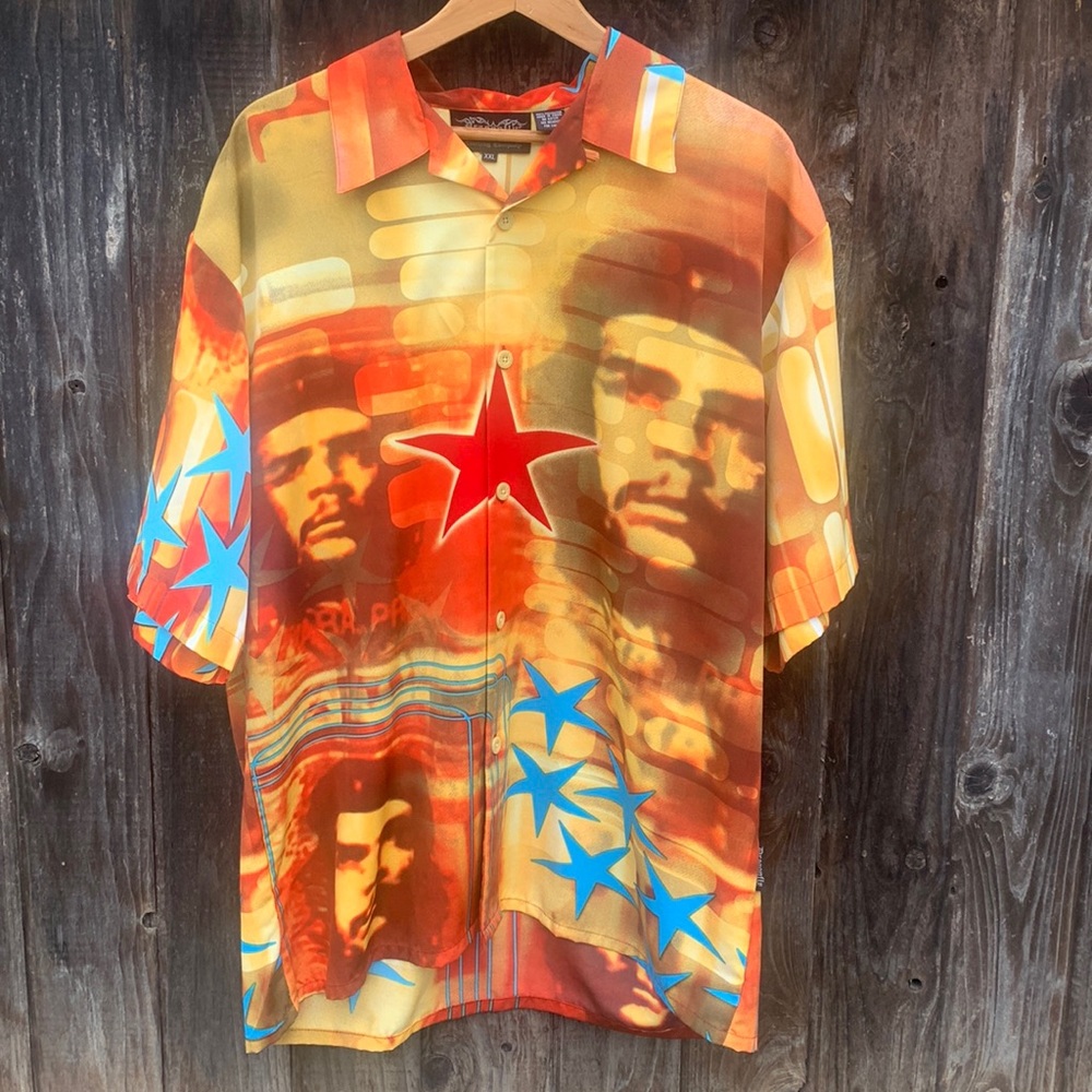 Vintage Che Guevara  Mens Dragonfly Lounge shirt